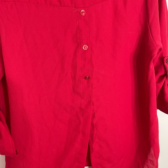 Pink Rose Red long sleeve top - Picture 3 of 4